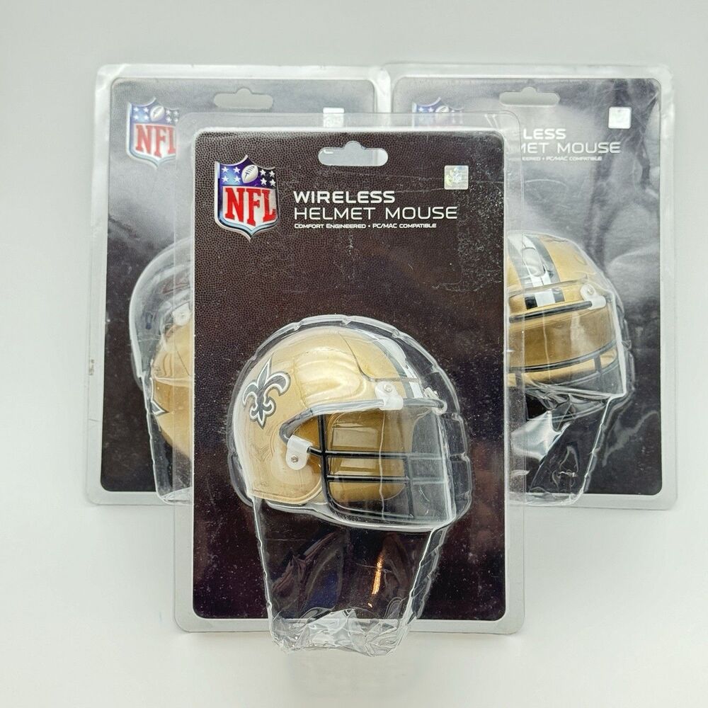 Saints New Orleans NFL Football Helmet Wireless  Computer Mouse For PC/MAC VTG